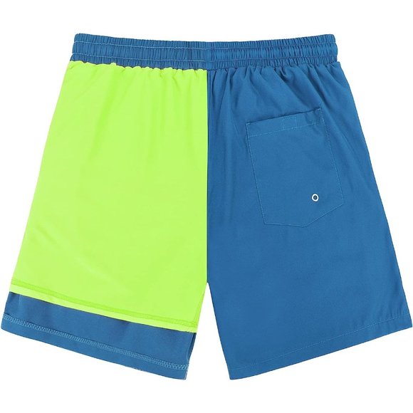 Swim Trunks Quick Dry Bathing Suit for Men with Compression Liner - Picture 5 of 7